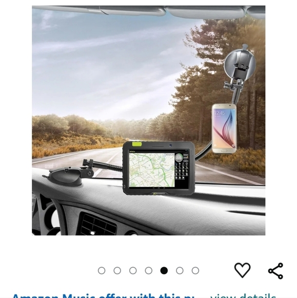 Bracketron HD (Heavy-Duty) Gear Rack PRO Portable Dash & Window Mount - Picture 5 of 5